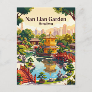 Nan Lian-tuinen Hong Kong Briefkaart