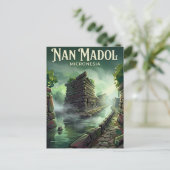 Nan Madol Micronesië Briefkaart (Staand voorkant)