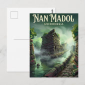 Nan Madol Micronesië Briefkaart (Voorkant / Achterkant)