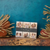 Nan Modern Hart Script Fotocollage Liefde Fotoplaat (Zijkant)