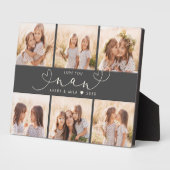 Nan Modern Hart Script Fotocollage Liefde Fotoplaat (Zijkant)