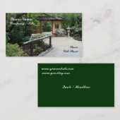 Nan-mon: Oriental Gardens Visitekaartje (Voorkant / Achterkant)