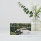 Nan-mon: Oriental Gardens Visitekaartje (Staand voorkant)