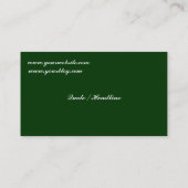 Nan-mon: Oriental Gardens Visitekaartje (Achterkant)