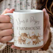 Nan & Pop's Farmhouse Cute Country Farm Koffiemok