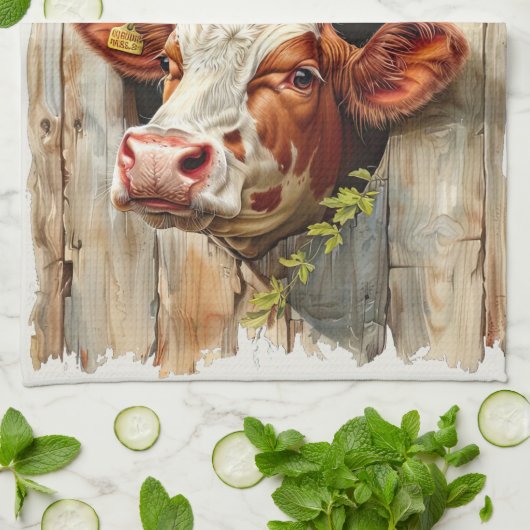 Nan & Pop's Farmhouse Cute Country Farm Theedoek (Gevouwen)