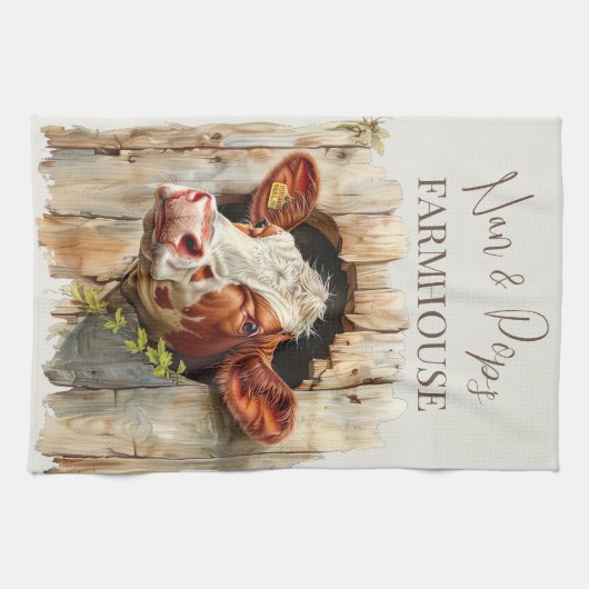 Nan & Pop's Farmhouse Cute Country Farm Theedoek (Horizontaal)