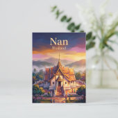Nan Thailand Briefkaart (Staand voorkant)