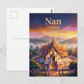 Nan Thailand Briefkaart (Voorkant / Achterkant)
