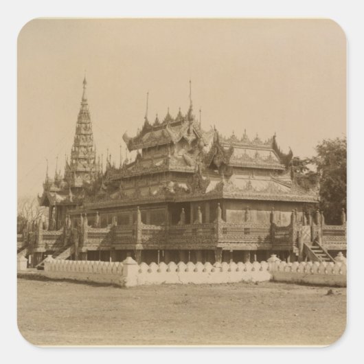 Nan-U Human-Se, Shwe-Kyaung Vierkante Sticker (Voorkant)