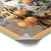  Nan uit zwart-Amerika in Oranje Grove Poster (Hoek)