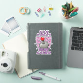 Nan World's beste gamer retro logo Sticker (iPad Cover)