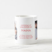 Nana 2 Aangepaste Baby Foto's en Geboortestatistie Koffiemok (Center)