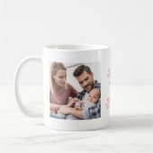 Nana 2 Aangepaste Baby Foto's en Geboortestatistie Koffiemok (Links)