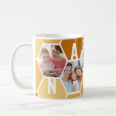 Nana 5 Foto Editable 4 Letter Bee and Honeycomb Koffiemok (Links)