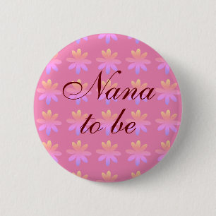 Nana: Aankondiging zwangerschap Ronde Button 5,7 Cm