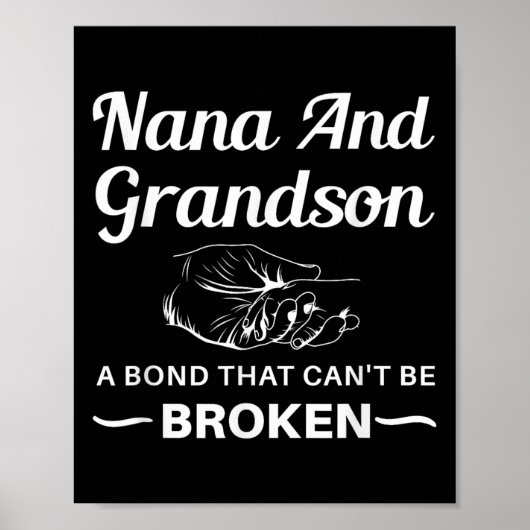 Nana And Grandson A Bond That Can't Be Broken  Poster (Voorkant)