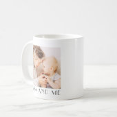 Nana and Me Minimalist Modern Chic Photo Koffiemok (Voorkant links)