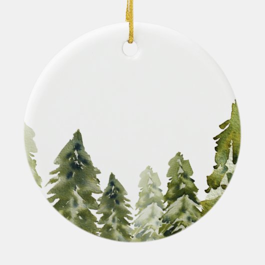 Nana and Papa Ons eerste kerstfeest als grootouder Keramisch Ornament (Achterkant)