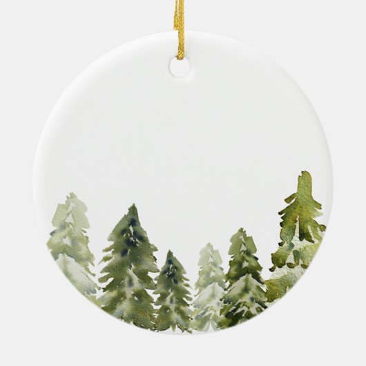 Nana and Papa Ons eerste kerstfeest als grootouder Keramisch Ornament (Achterkant)