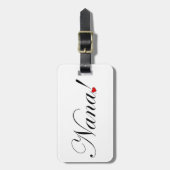 Nana. Bagagelabel (Voorkant verticaal)