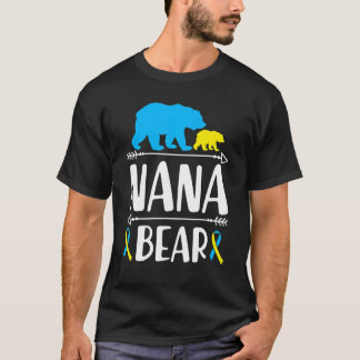 Nana Beer Down-syndroom Bewustzijn Trotse Grootmoe T-shirt