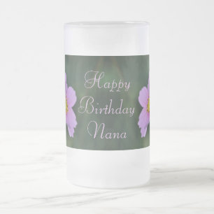 Nana Birthday Frosted Mok door Janz