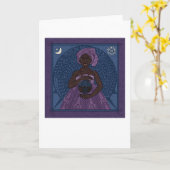 Nana Buluku-Wenskaart Kaart (Gele Bloem)