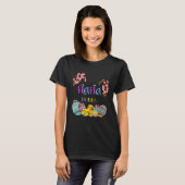 Nana Bunny Leopard Rabbit Mommy Grandma Easter Mot T-shirt (Voorkant volledig)