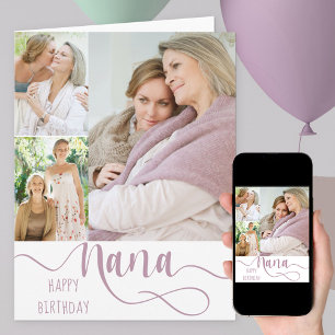 Nana Calligraphy 3 Happy Birthday Kaart