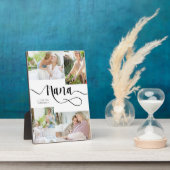 Nana Calligraphy 4 Photo Tabletop Plaque Fotoplaat (Zijkant)