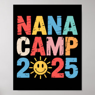 Nana Camp 2025 Gezinsvakantie Zomer Kamp Kamperen Poster