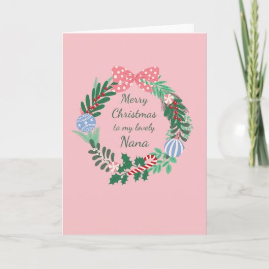 Nana Christmas Kaart (Voorkant)
