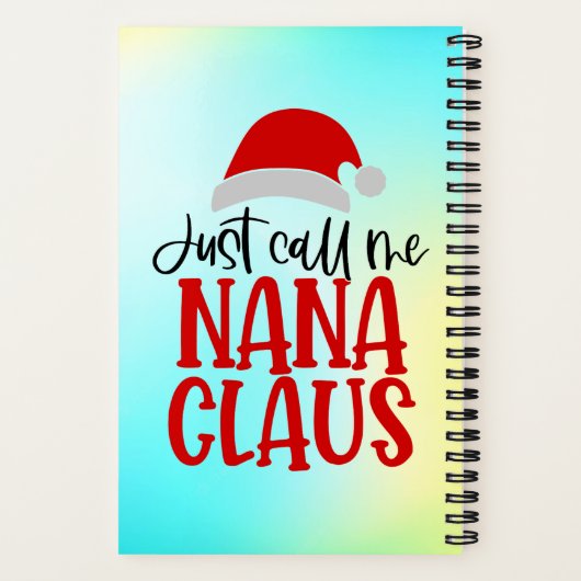 Nana Claus-56768 Notitieboek (Achterkant)