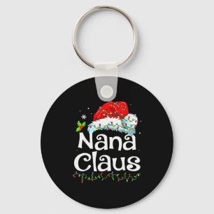 Nana Claus Kerst Pyjama Familie Matching Kerstmis  Sleutelhanger