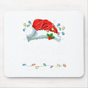Nana Claus Kerstmis Kerstman Matching Familie Kers Muismat
