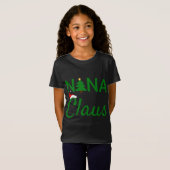 Nana Claus - Papa Claus Baby Claus Mama Claus Paj T-shirt (Voorkant volledig)