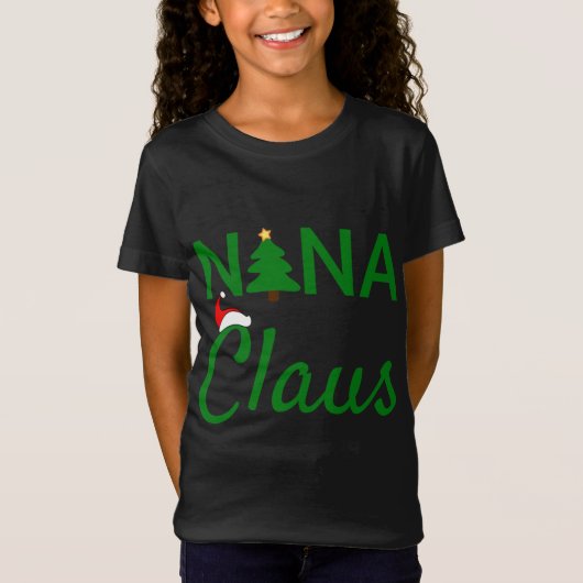 Nana Claus - Papa Claus Baby Claus Mama Claus Paj T-shirt (Voorkant)
