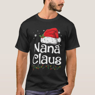 Nana Claus Pyjama Santa T-shirt