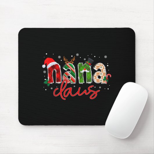 Nana Claus Santa Claus Family Matching Christmas P Muismat (Met muis)