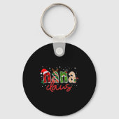 Nana Claus Santa Claus Family Matching Christmas P Sleutelhanger (Voorkant)