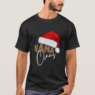 Nana Claus Shirt kerstlampjes Pajama Familie Ma