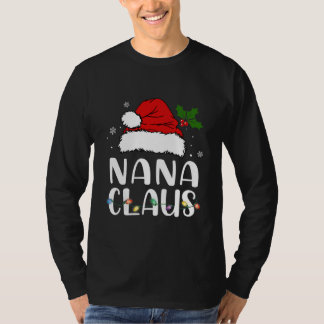 Nana Claus Shirt Kerstmis Pajama Familie komt over