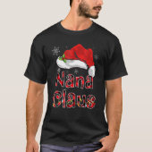Nana Claus Shirt Santa Hat Red Buffalo Pset Chris (Voorkant)
