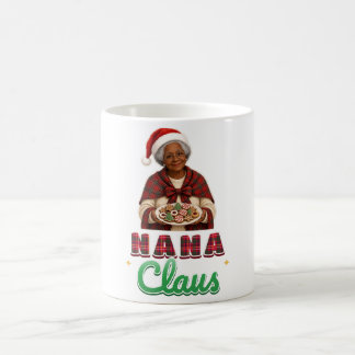 Nana Claus Tartan Kerstmis Oma Mok