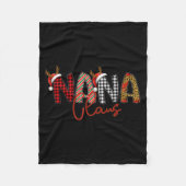 Nana Clause, Nana Christmas Shirt, Nana Santa Clau Fleece Deken (Voorkant)
