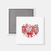 Nana Coquette Bow Happy Valentine Day Moeder C Magneet (Voorkant / Achterkant)
