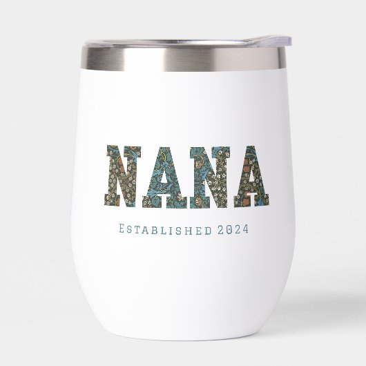 Nana customized year - trendy floral Coffee Mug (Links)