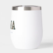 Nana customized year - trendy floral Coffee Mug (Achterkant)