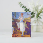 Nana door Edouard Manet Briefkaart (Staand voorkant)